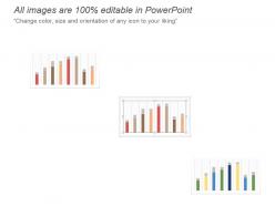 Bar graph to show company sales growth powerpoint slide themes