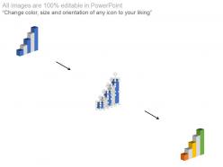 Bar graph with business success analysis powerpoint slides