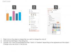 Bar graph with icons for business analysis powerpoint slides