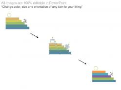 Bar graph with year based timeline powerpoint slides