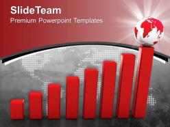 Bar graphs and pie charts success powerpoint templates themes