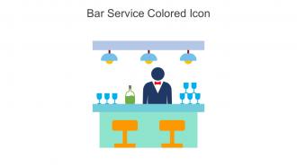 Bar Service Colored Icon In Powerpoint Pptx Png And Editable Eps Format