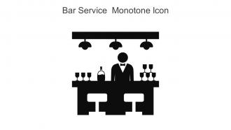 Bar Service Monotone Icon In Powerpoint Pptx Png And Editable Eps Format