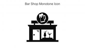 Bar Shop Monotone Icon In Powerpoint Pptx Png And Editable Eps Format