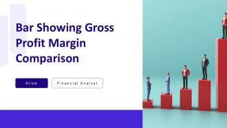 Bar Showing Gross Profit Margin Comparison PPT Outline AT