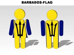 Barbados country powerpoint flags