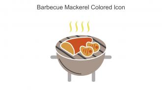 Barbecue Mackerel Colored Icon In Powerpoint Pptx Png And Editable Eps Format