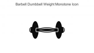 Barbell Dumbbell Weight Monotone Icon In Powerpoint Pptx Png And Editable Eps Format