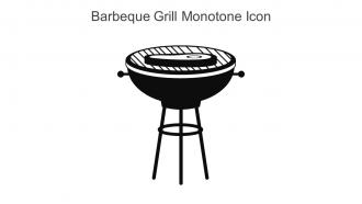 Barbeque Grill Monotone Icon In Powerpoint Pptx Png And Editable Eps Format