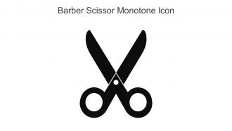 Barber Scissor Monotone Icon In Powerpoint Pptx Png And Editable Eps Format