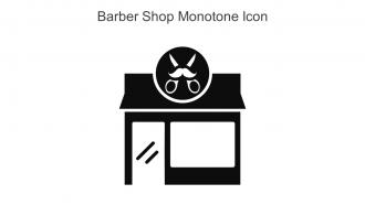 Barber Shop Monotone Icon In Powerpoint Pptx Png And Editable Eps Format