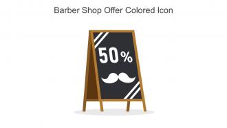 Barber Shop Offer Colored Icon In Powerpoint Pptx Png And Editable Eps Format