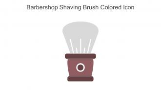 Barbershop Shaving Brush Colored Icon In Powerpoint Pptx Png And Editable Eps Format