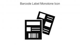 Barcode Label Monotone Icon In Powerpoint Pptx Png And Editable Eps Format