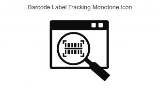 Barcode Label Tracking Monotone Icon In Powerpoint Pptx Png And Editable Eps Format