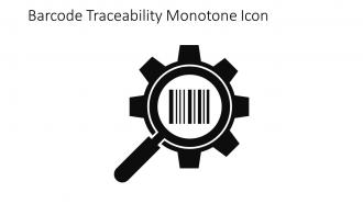Barcode Traceability Monotone Icon In Powerpoint Pptx Png And Editable Eps Format