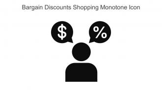 Bargain Discounts Shopping Monotone Icon In Powerpoint Pptx Png And Editable Eps Format