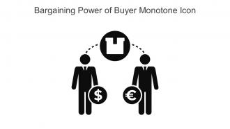 Bargaining Power Of Buyer Monotone Icon In Powerpoint Pptx Png And Editable Eps Format
