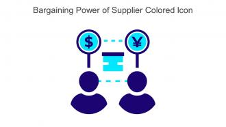 Bargaining Power Of Supplier Colored Icon In Powerpoint Pptx Png And Editable Eps Format