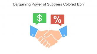 Bargaining Power Of Suppliers Colored Icon In Powerpoint Pptx Png And Editable Eps Format