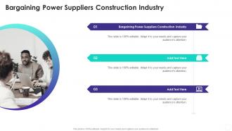 Bargaining Power Suppliers Construction Industry In Powerpoint And Google Slides Cpb