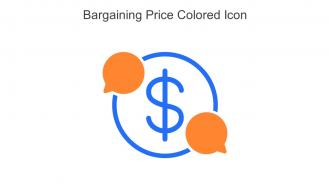 Bargaining Price Colored Icon In Powerpoint Pptx Png And Editable Eps Format