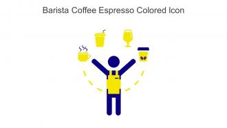 Barista Coffee Espresso Colored Icon In Powerpoint Pptx Png And Editable Eps Format
