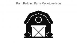 Barn Building Farm Monotone Icon In Powerpoint Pptx Png And Editable Eps Format