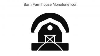 Barn Farmhouse Monotone Icon In Powerpoint Pptx Png And Editable Eps Format