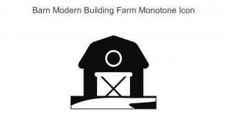 Barn Modern Building Farm Monotone Icon In Powerpoint Pptx Png And Editable Eps Format