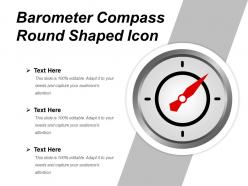 Barometer Compass Round Shaped Icon