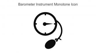 Barometer Instrument Monotone Icon In Powerpoint Pptx Png And Editable Eps Format