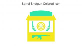 Barrel Shotgun Colored Icon In Powerpoint Pptx Png And Editable Eps Format