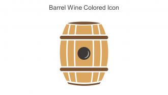 Barrel Wine Colored Icon In Powerpoint Pptx Png And Editable Eps Format
