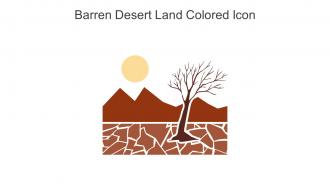 Barren Desert Land Colored Icon In Powerpoint Pptx Png And Editable Eps Format