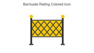 Barricade Railing Colored Icon In Powerpoint Pptx Png And Editable Eps Format
