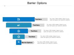 Barrier options ppt powerpoint presentation gallery themes cpb