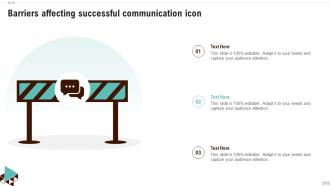 Barriers Affecting Successful Communication Icon