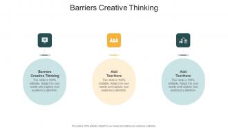 Barriers Creative Thinking In Powerpoint And Google Slides Cpb