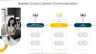 Barriers Cross Cultural Communication In Powerpoint And Google Slides Cpb