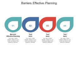 Barriers effective planning ppt powerpoint presentation gallery designs cpb