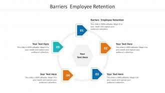 Barriers employee retention ppt powerpoint presentation summary demonstration cpb