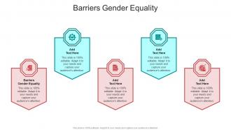 Barriers Gender Equality In Powerpoint And Google Slides Cpb
