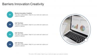 Barriers Innovation Creativity In Powerpoint And Google Slides Cpb