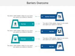 Barriers overcome ppt powerpoint presentation icon example introduction cpb
