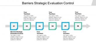 Barriers strategic evaluation control ppt powerpoint presentation portfolio template cpb