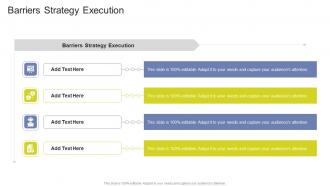 Barriers Strategy Execution In Powerpoint And Google Slides Cpb