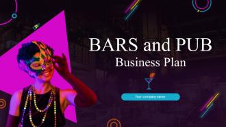 Bars And Pub Business Plan Powerpoint Presentation Slides