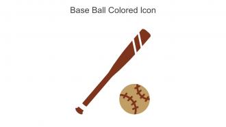 Base Ball Colored Icon In Powerpoint Pptx Png And Editable Eps Format