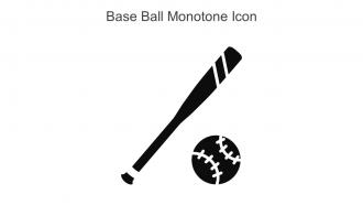 Base Ball Monotone Icons In Powerpoint Pptx Png And Editable Eps Format